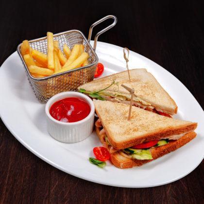 Клаб-сендвич с курицей | Club Sandwich with Chicken