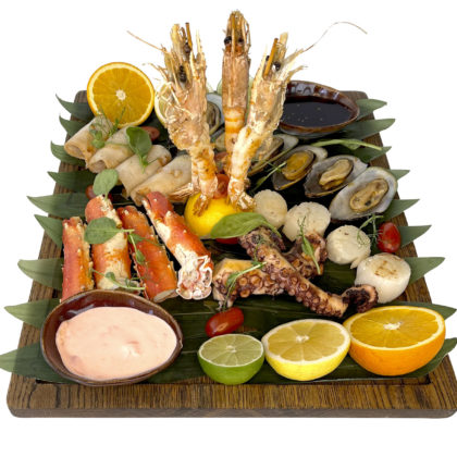 Гриль ассорти из морепродуктов | Mixed seafood grill